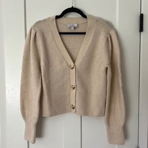 & Other Stories puff sleeve cardigan
